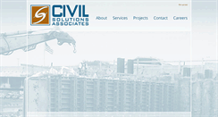 Desktop Screenshot of civilsolutionsassociates.com